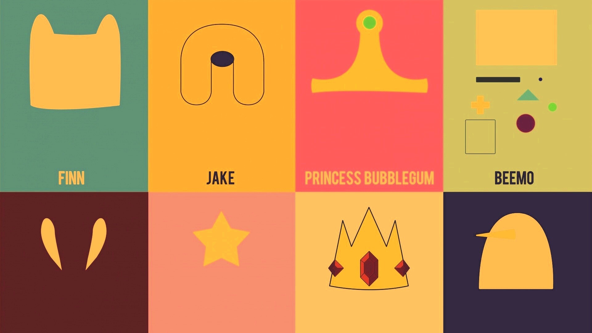 Время приключений схематично обои