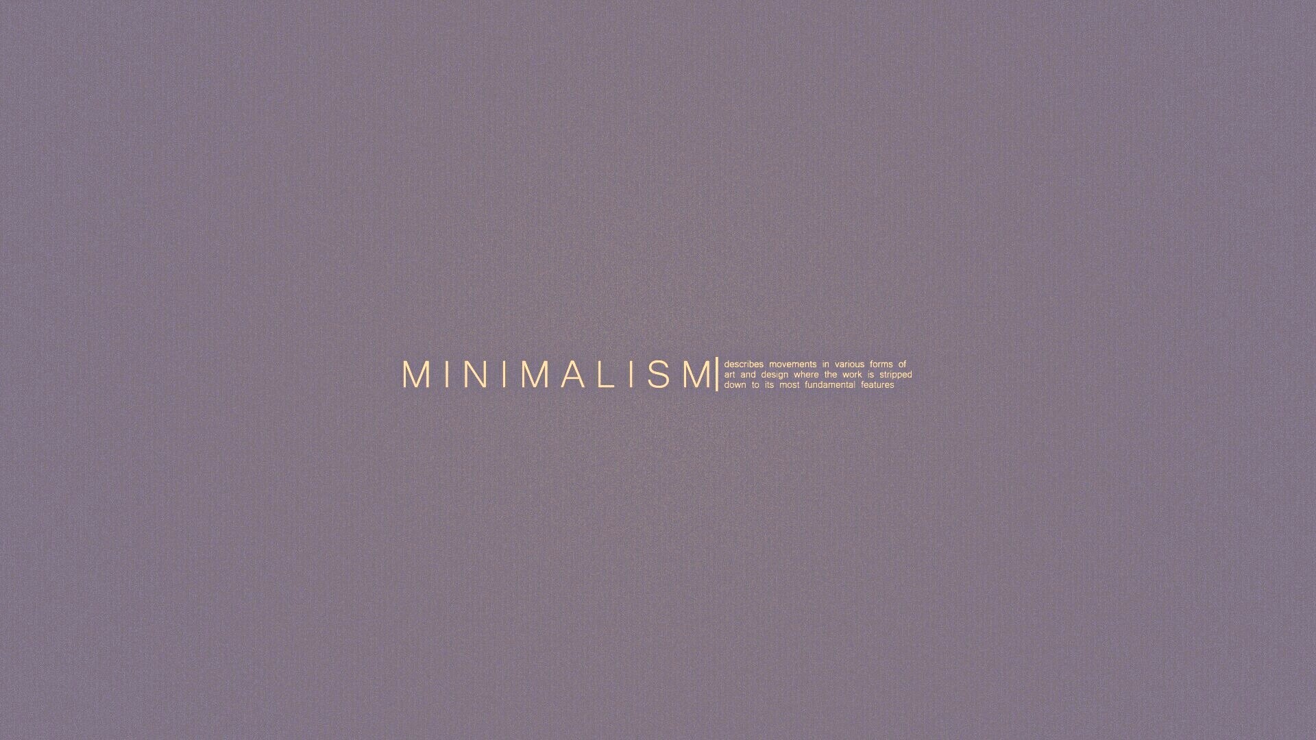 Минимализм обои