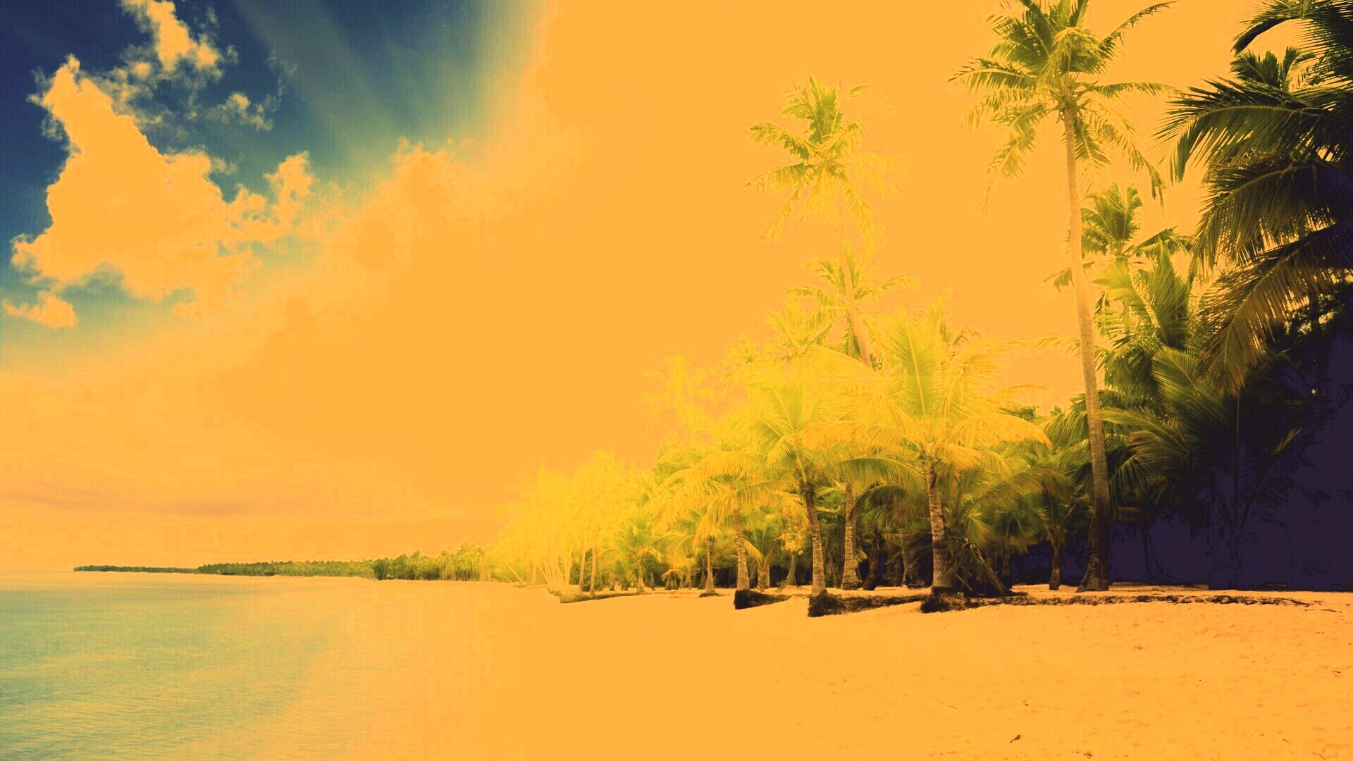 Тропическое побережье обои