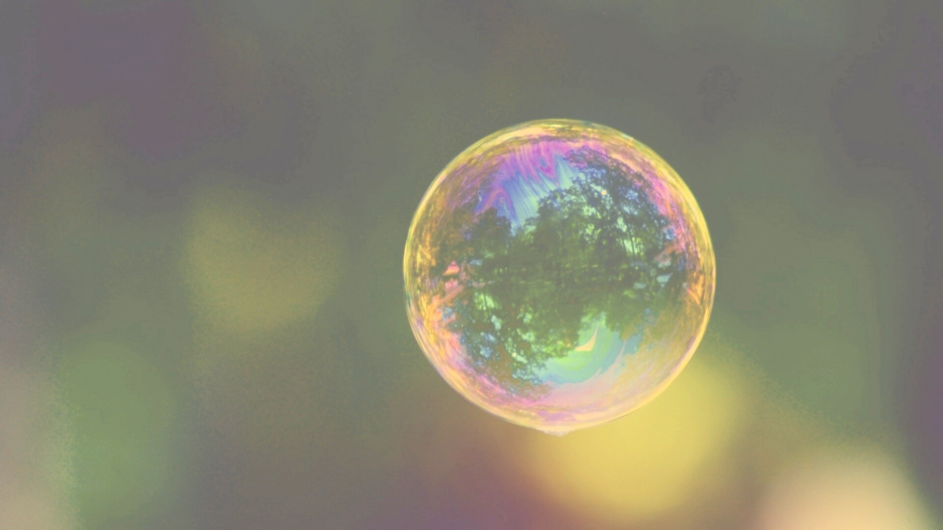 Мыльный пузырь обои
