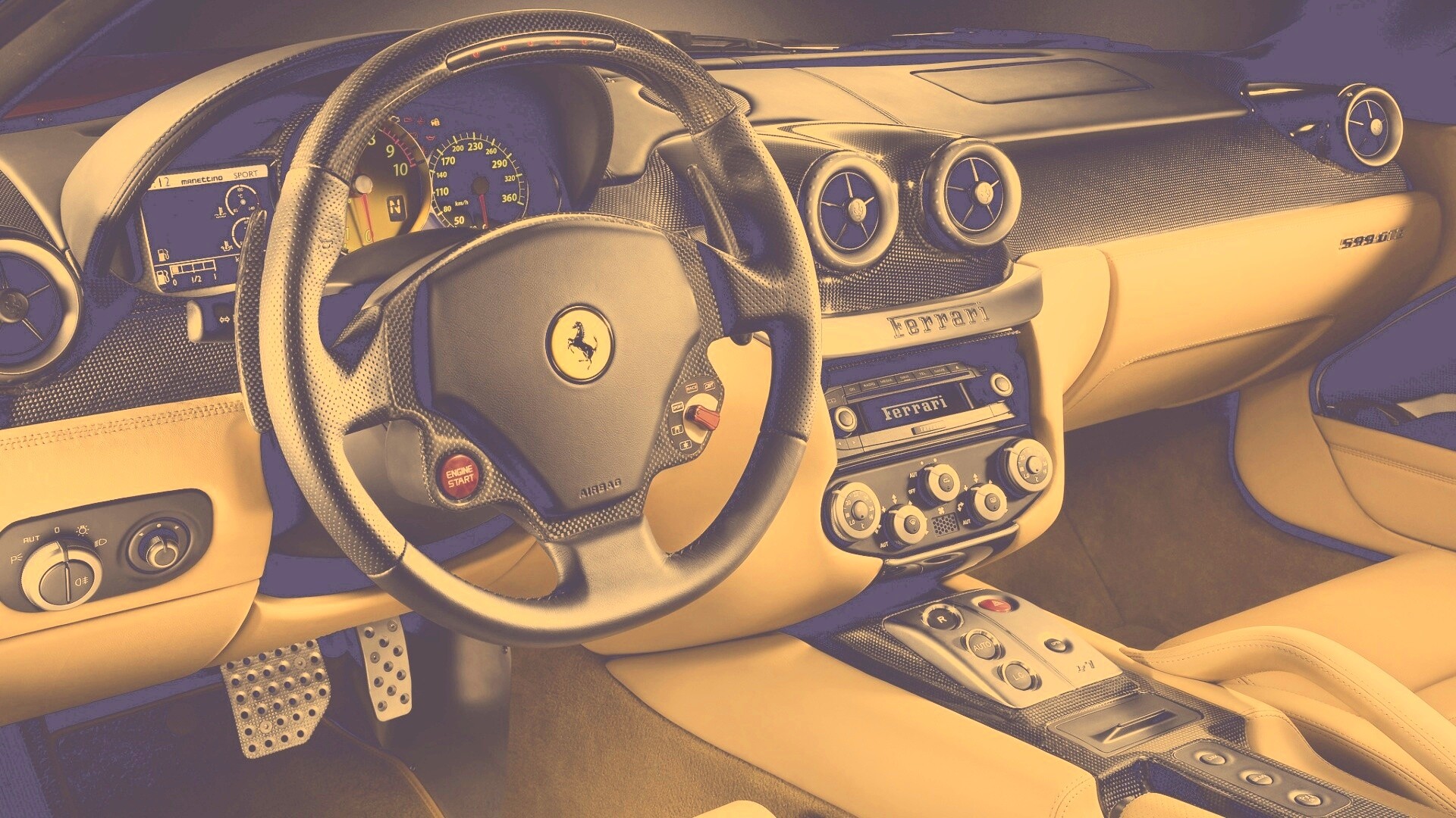 Салон феррари обои