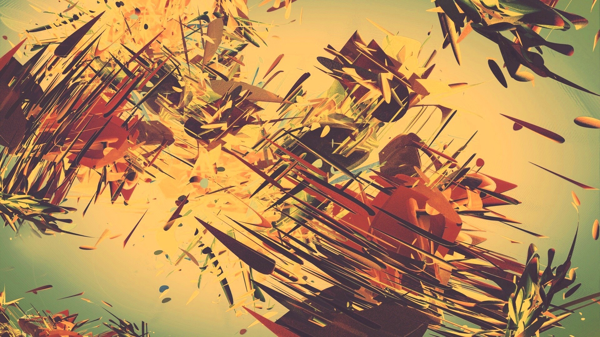 Сумасшедшая абстракция обои