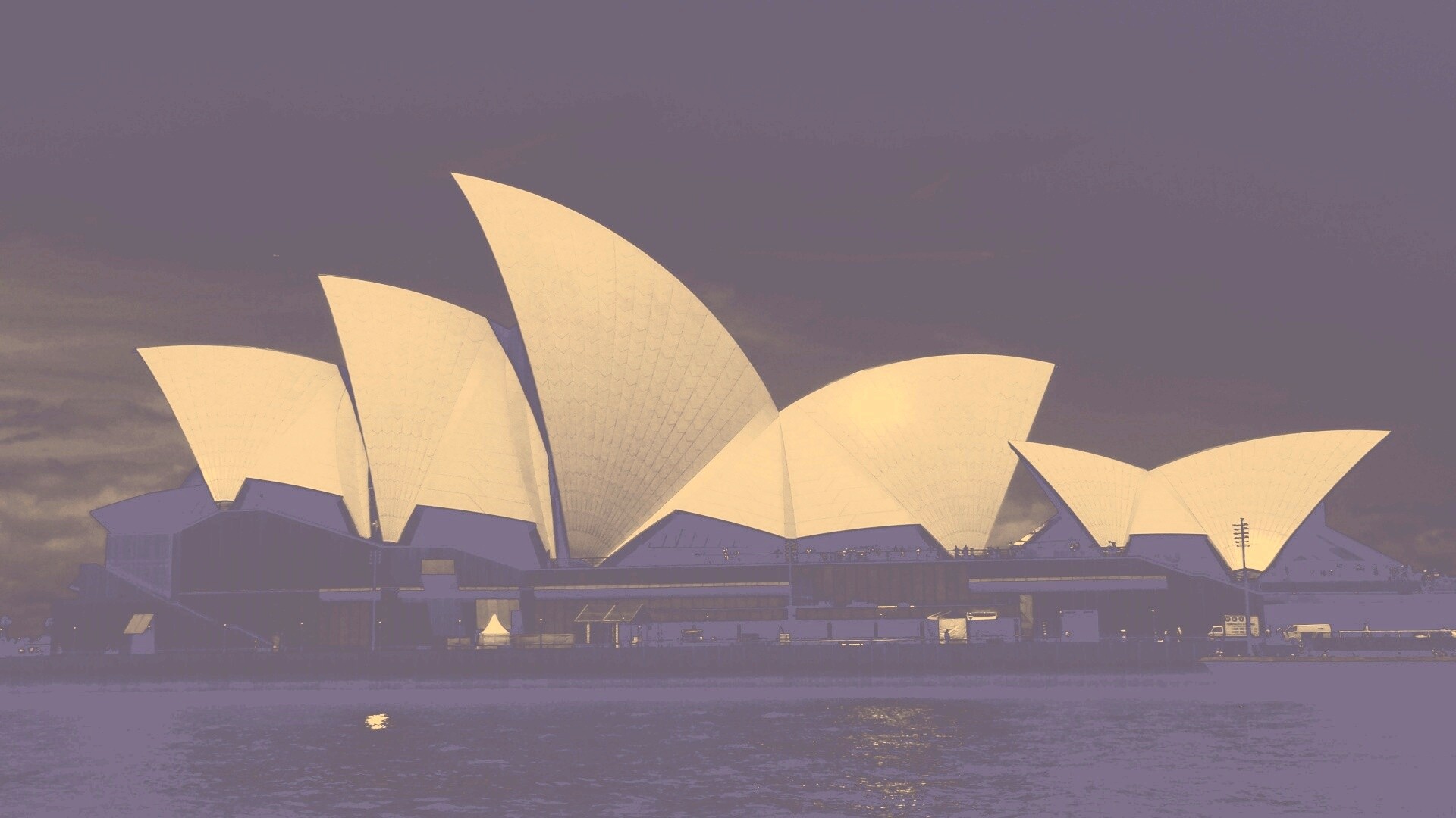 Здание оперного театра в Сиднее обои