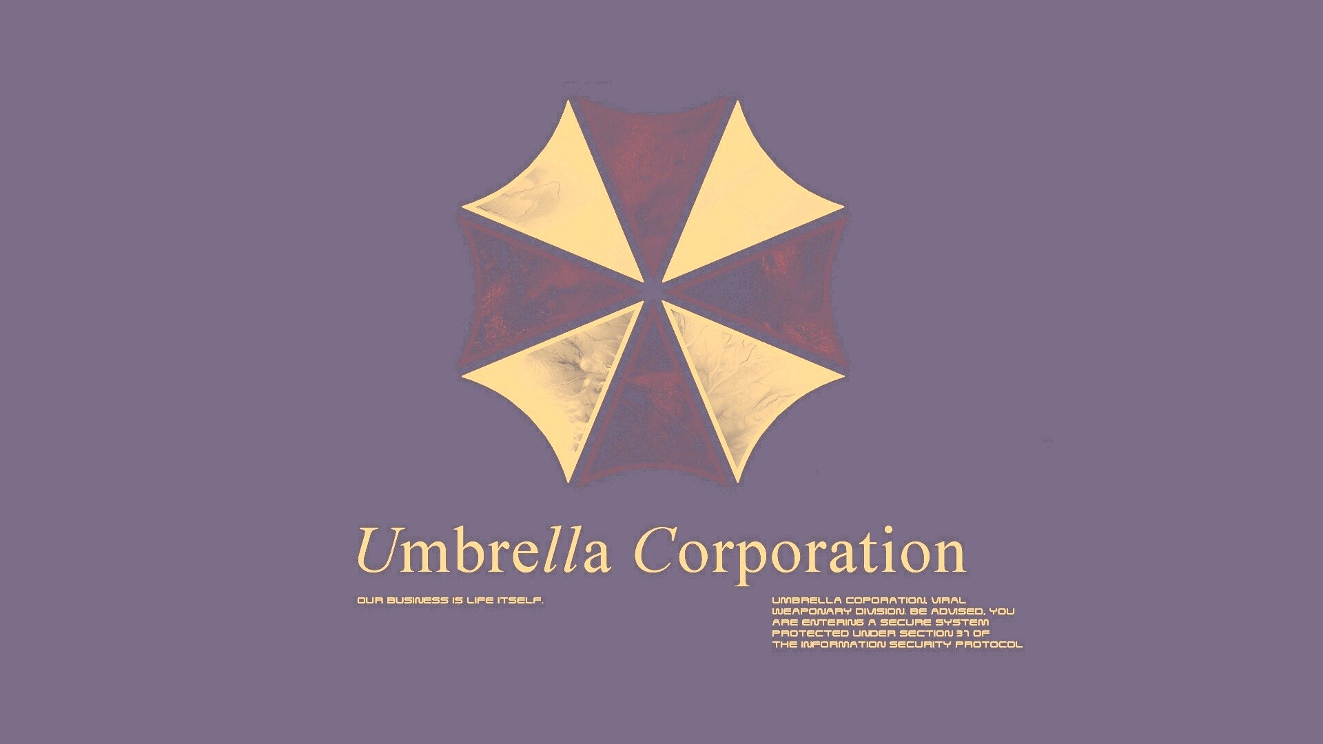 Логотип корпорации Амбрелла (Umbrella corp) обои