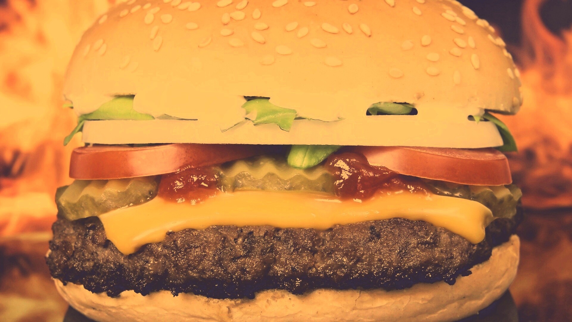 Чизбургер обои