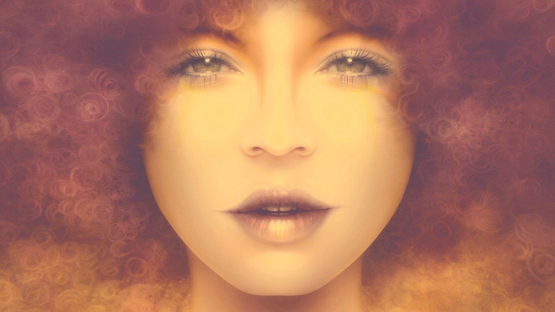 Карамельное личико обои