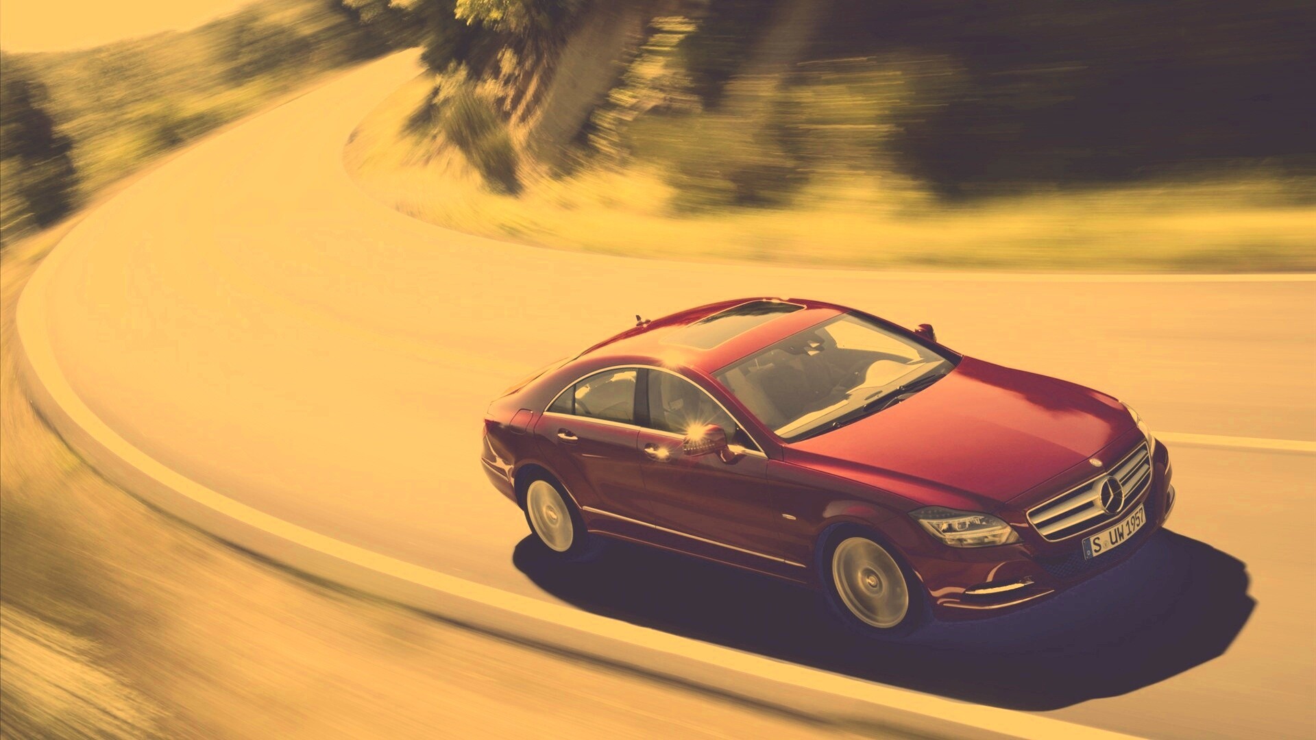 Mercedes CLS 550 обои