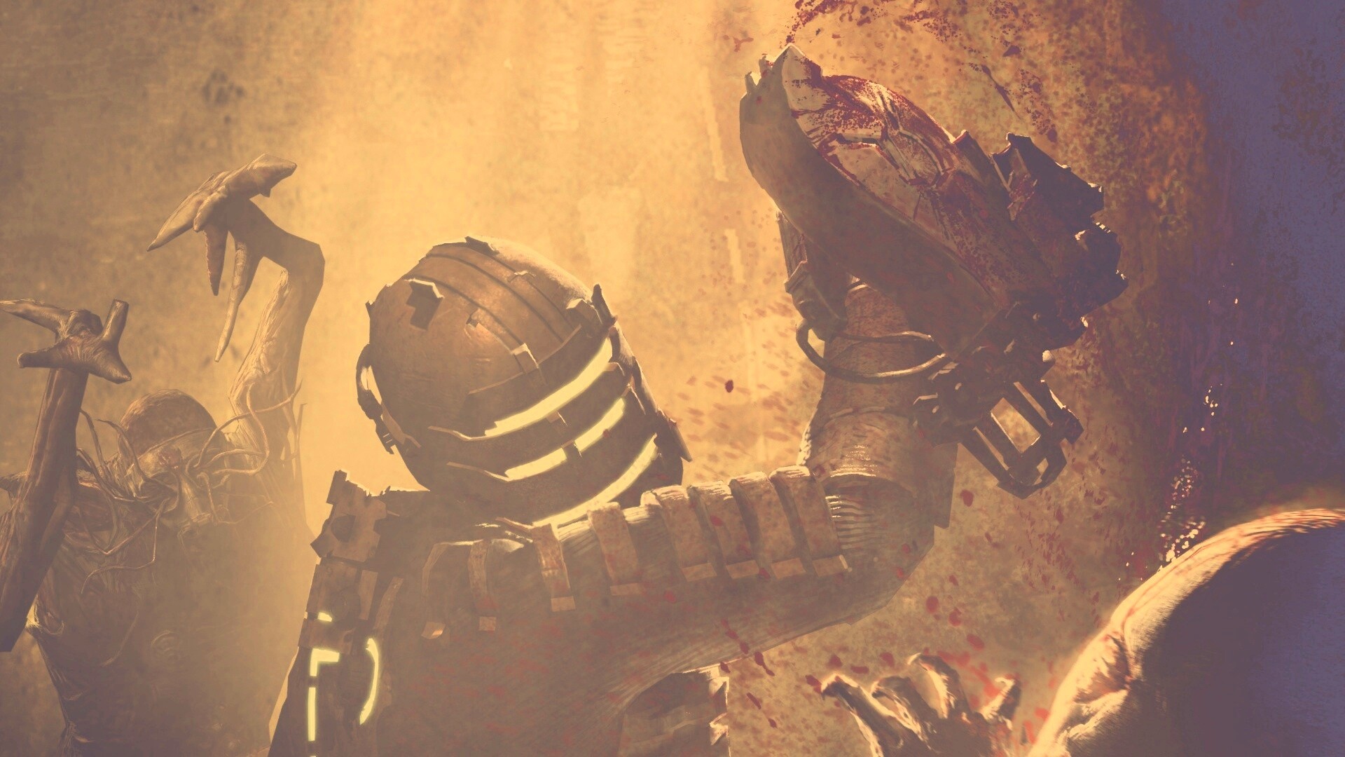 Айзек Кларк выпилил монстра обои