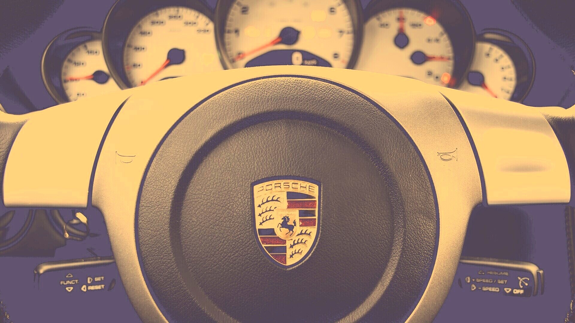 Руль Porshe обои