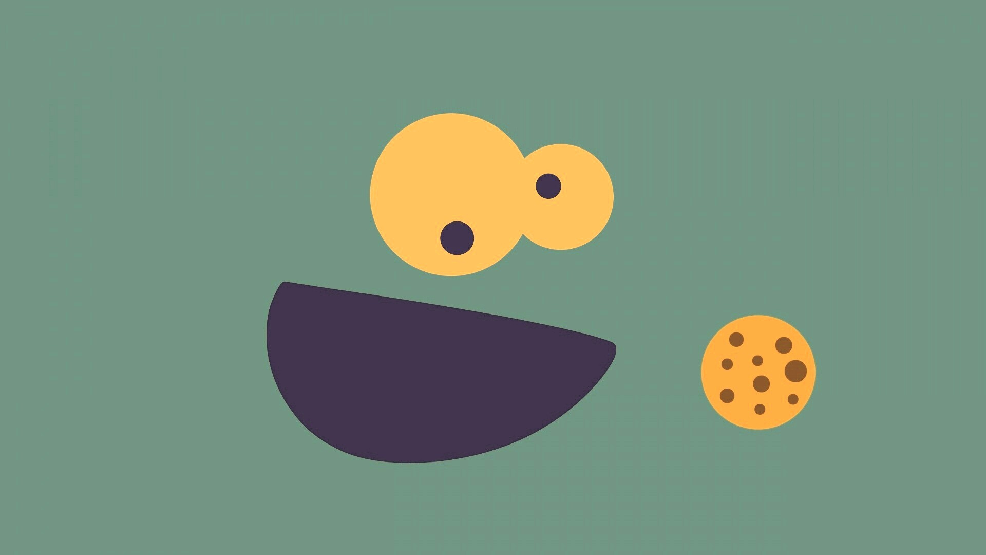 Коржик aka Cookie Monster обои