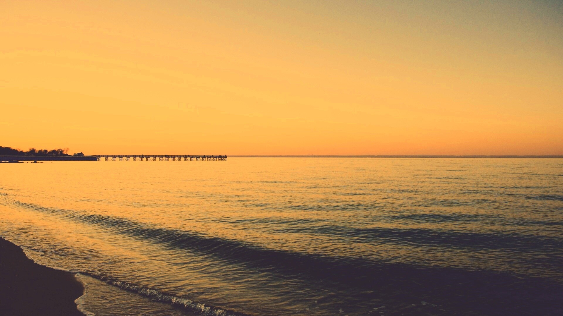 Причал обои