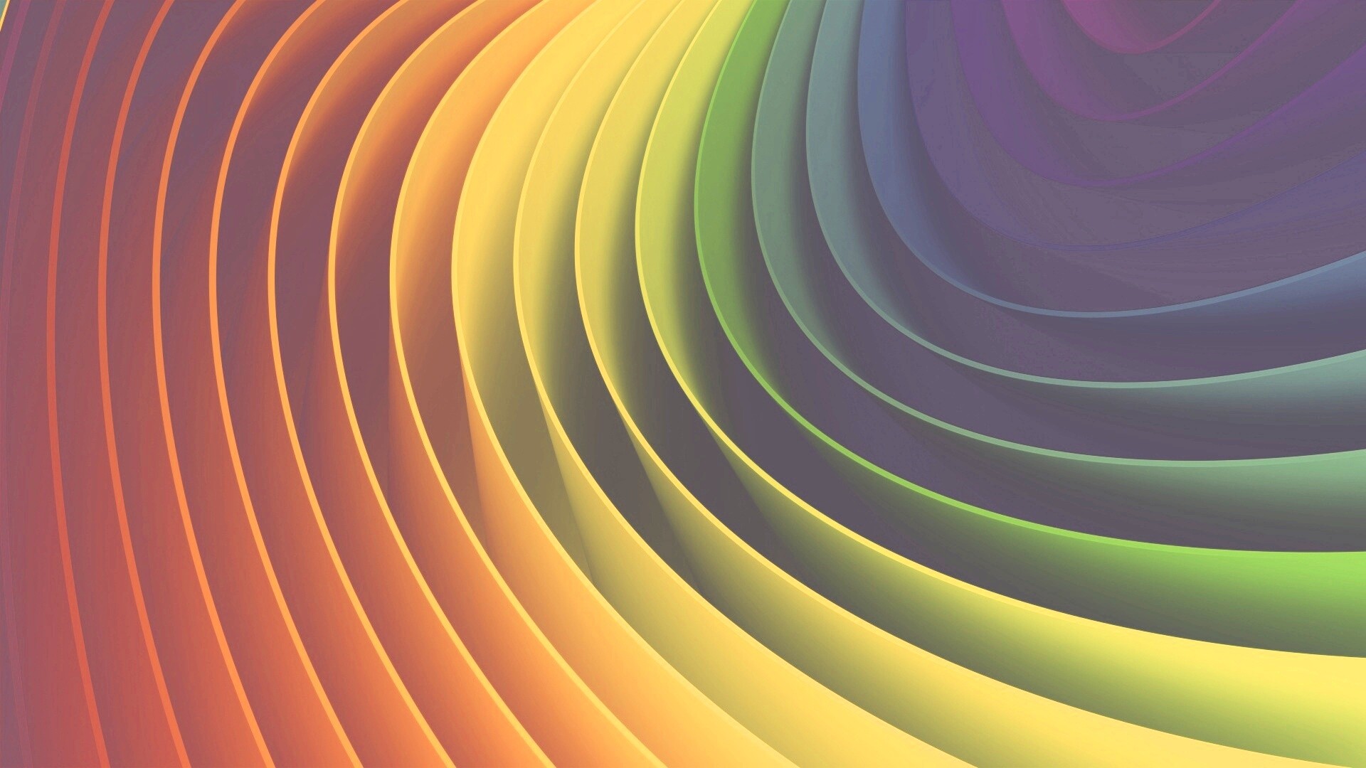 Радуга может быть такой обои