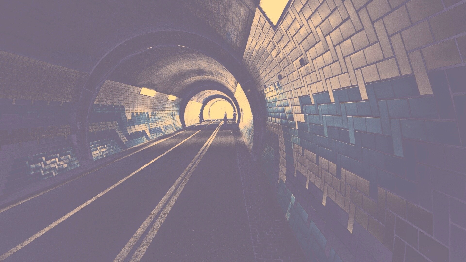 Пешеходный тоннель обои