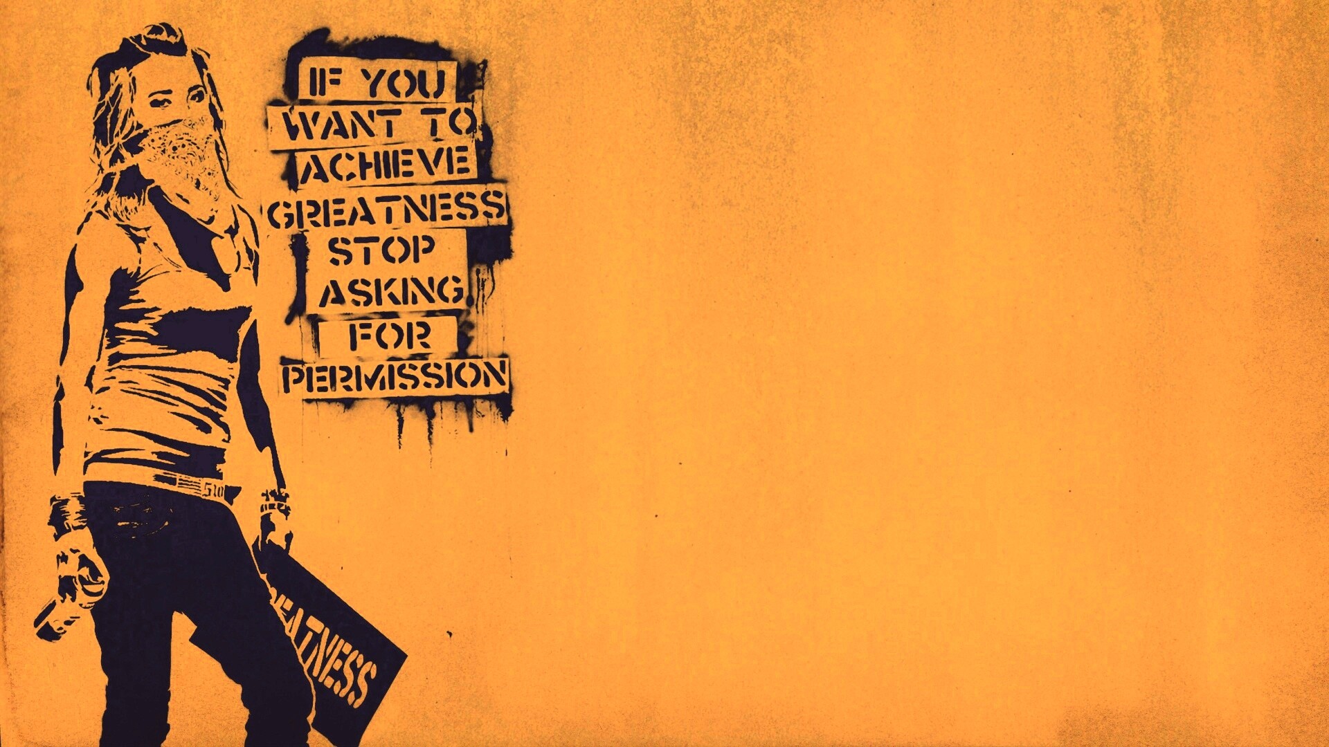 Девушка с баллончиком обои