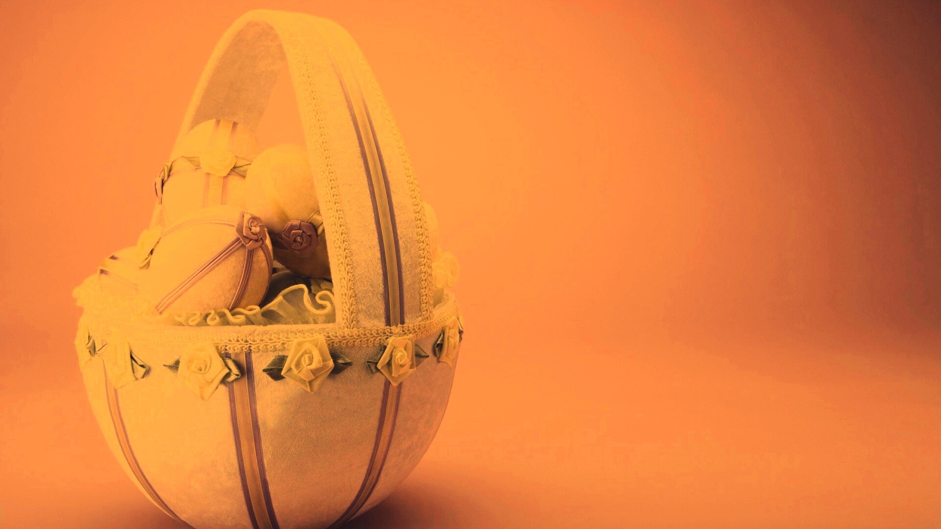 Пасхальная корзиночка обои