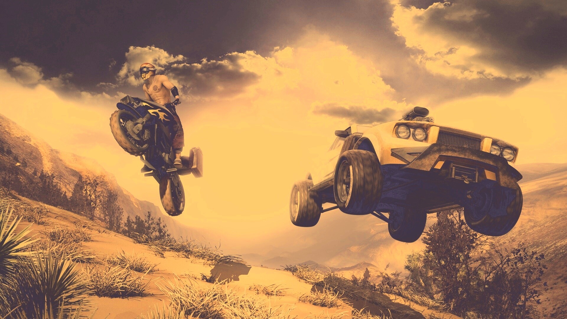 Гонки по пересеченной местности обои