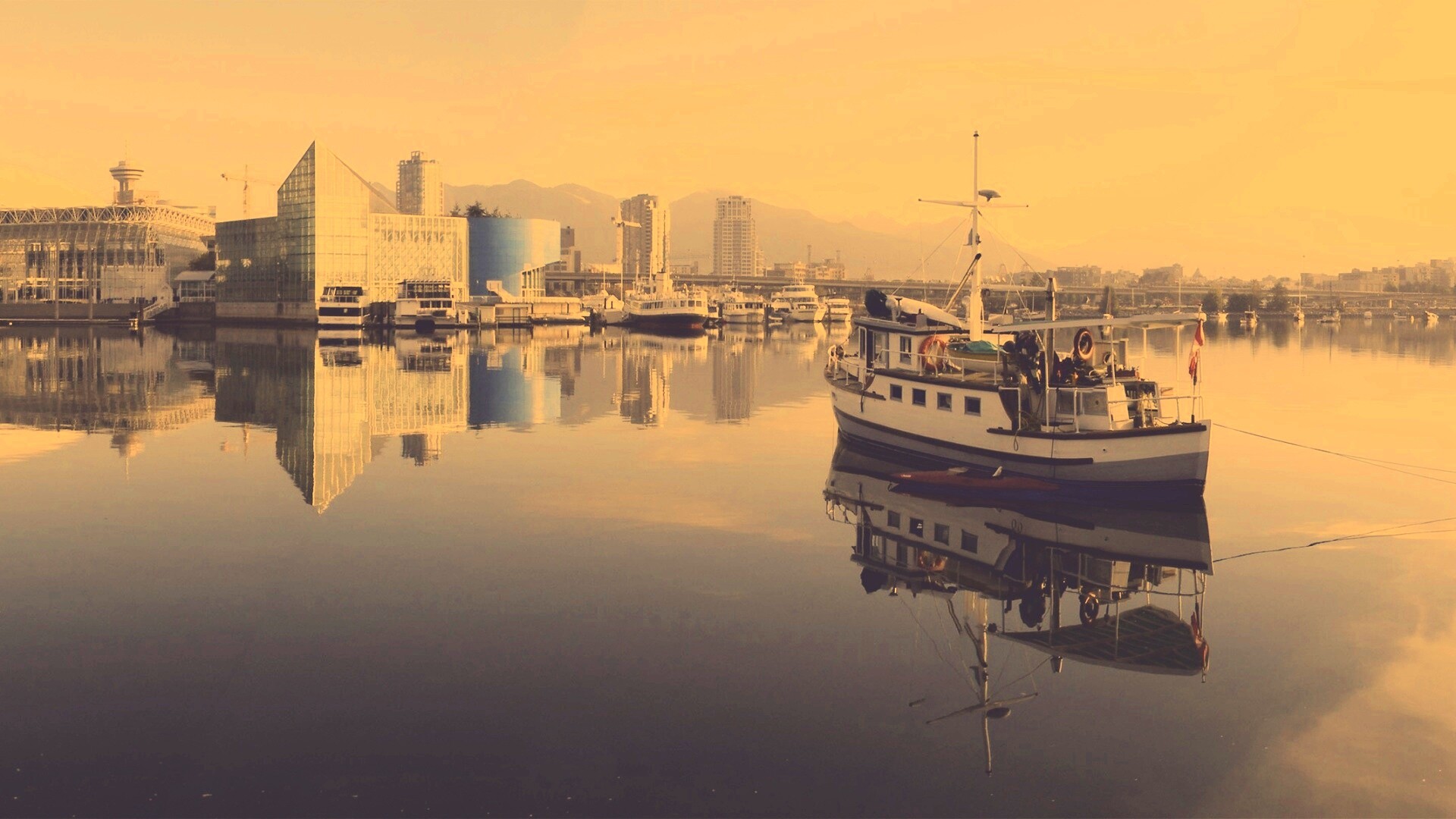 Городская панорама обои