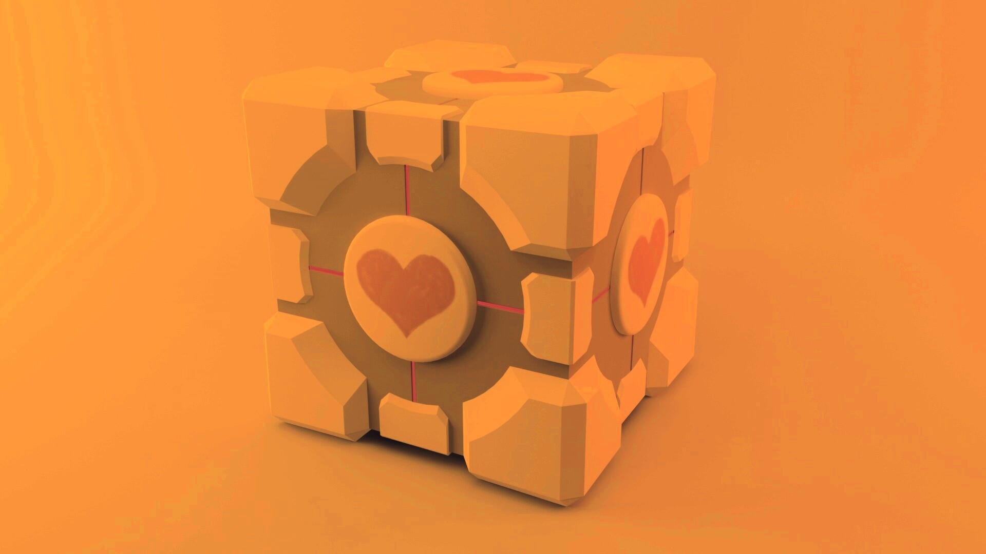 Взвешенный куб-компаньон обои