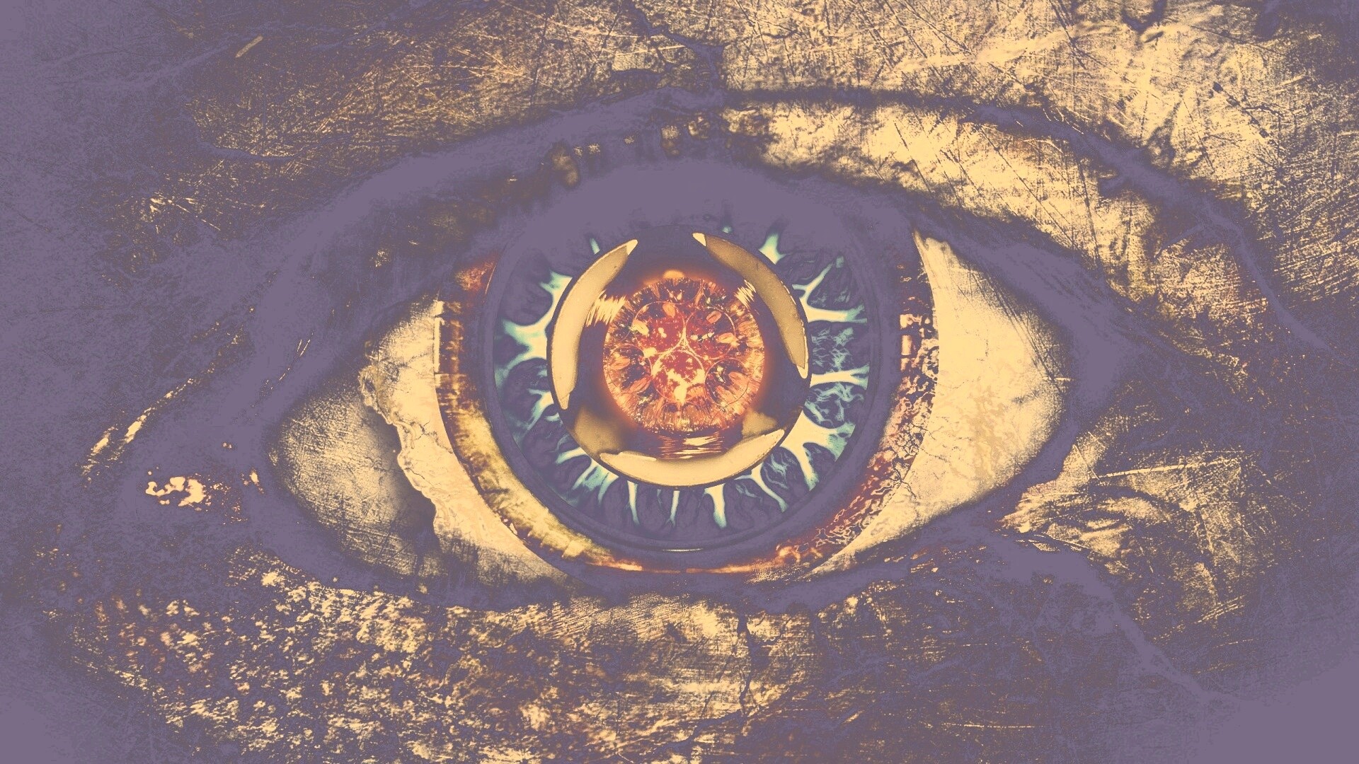 Каменный глаз обои