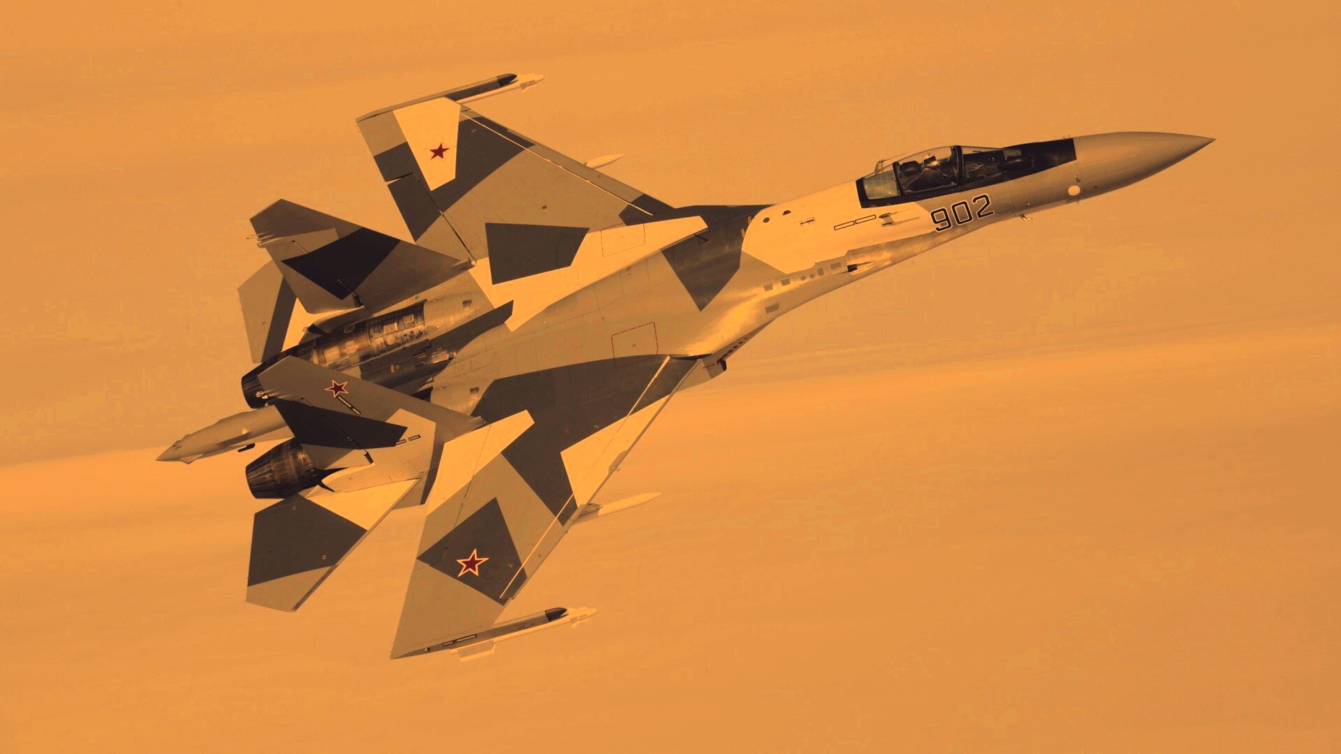 Полёт истребителя обои