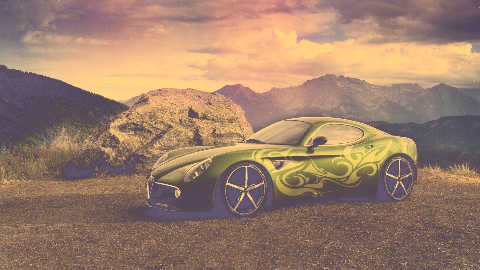 Альфа-ромео обои