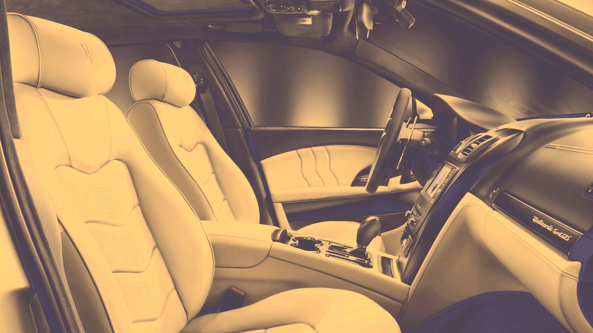 Салон Мазерати Quattroporte обои