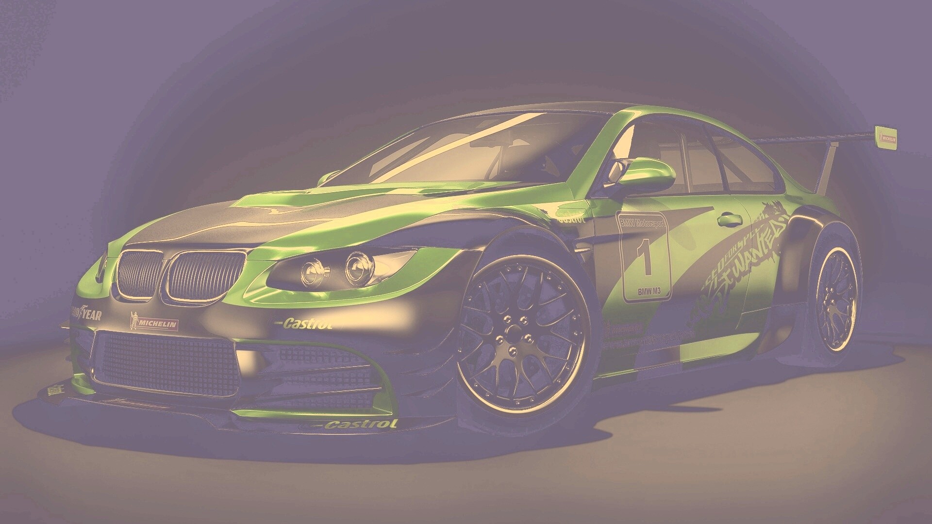 Гоночный BMW M3 обои