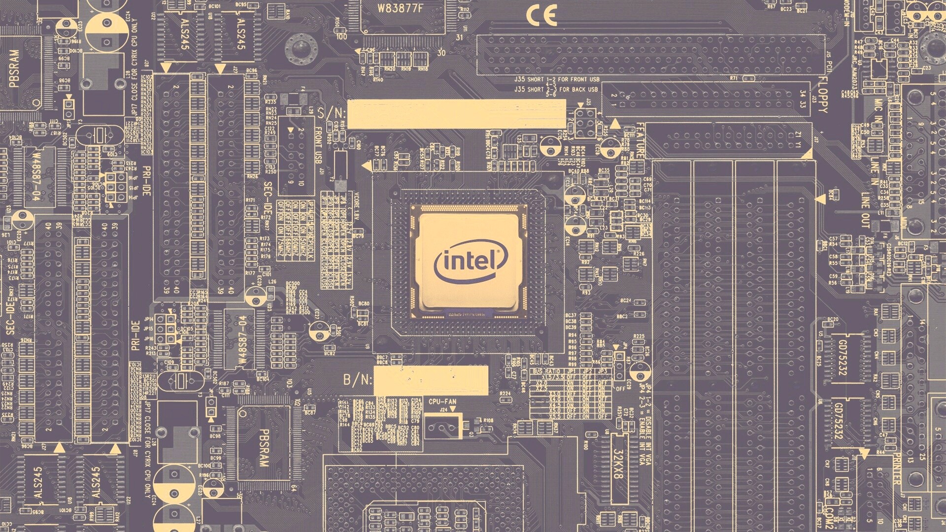 Процессор от Intel обои