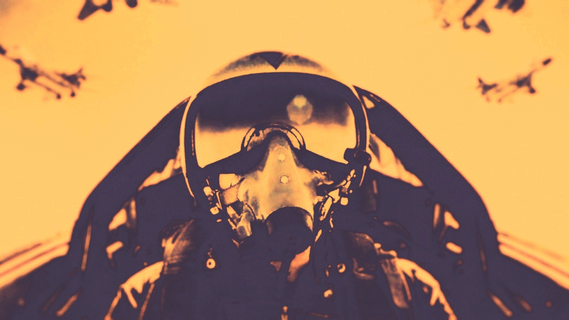 Пилот истребителя обои