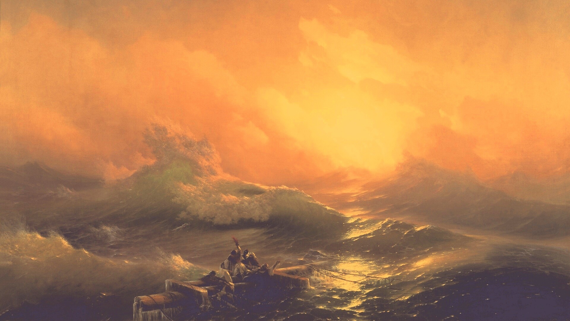 Айвазовский: Девятый вал обои