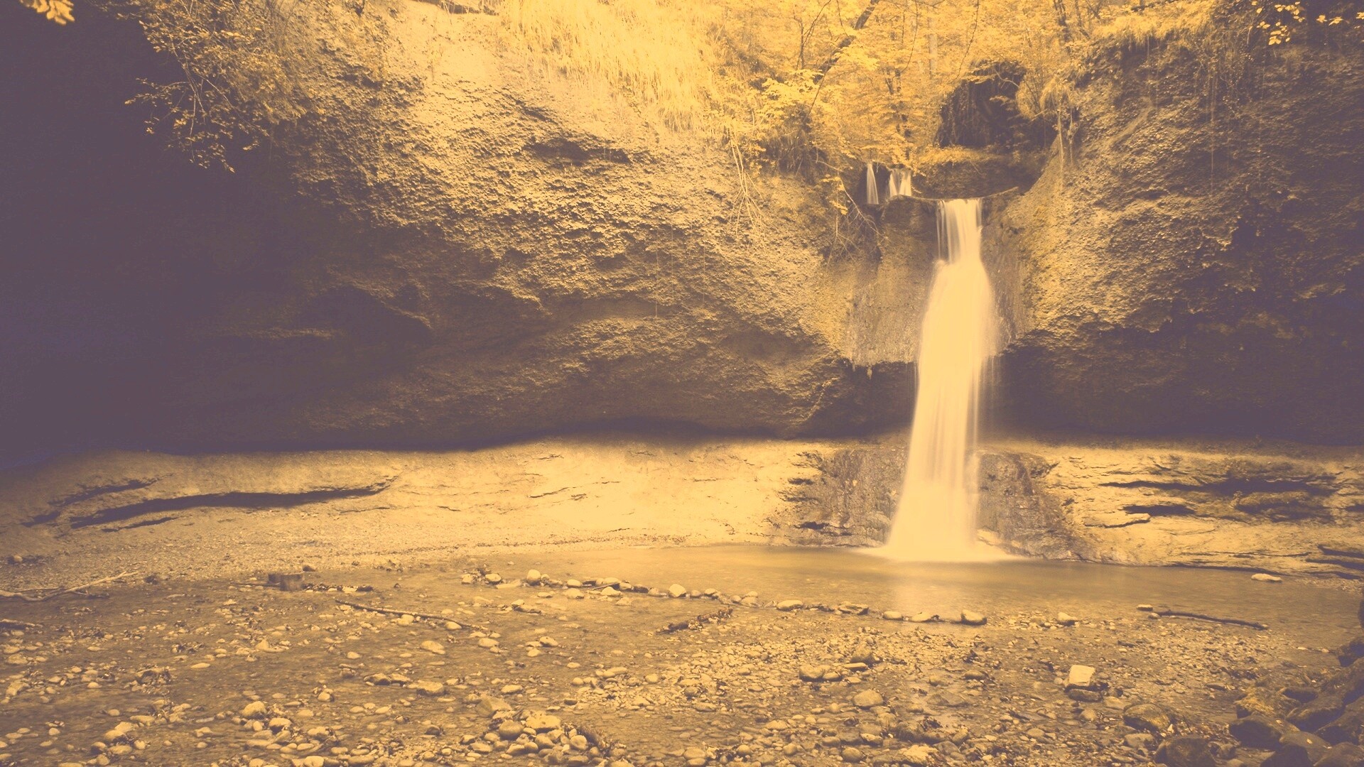 Водопад в Швейцарии обои