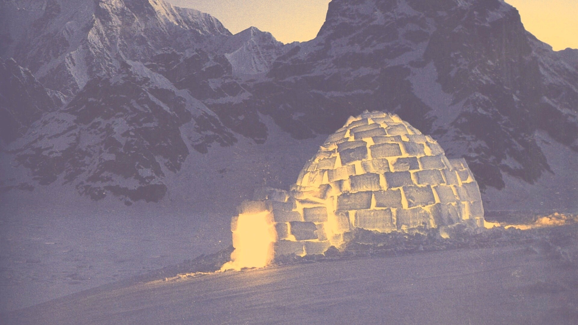 Иглу изо льда обои