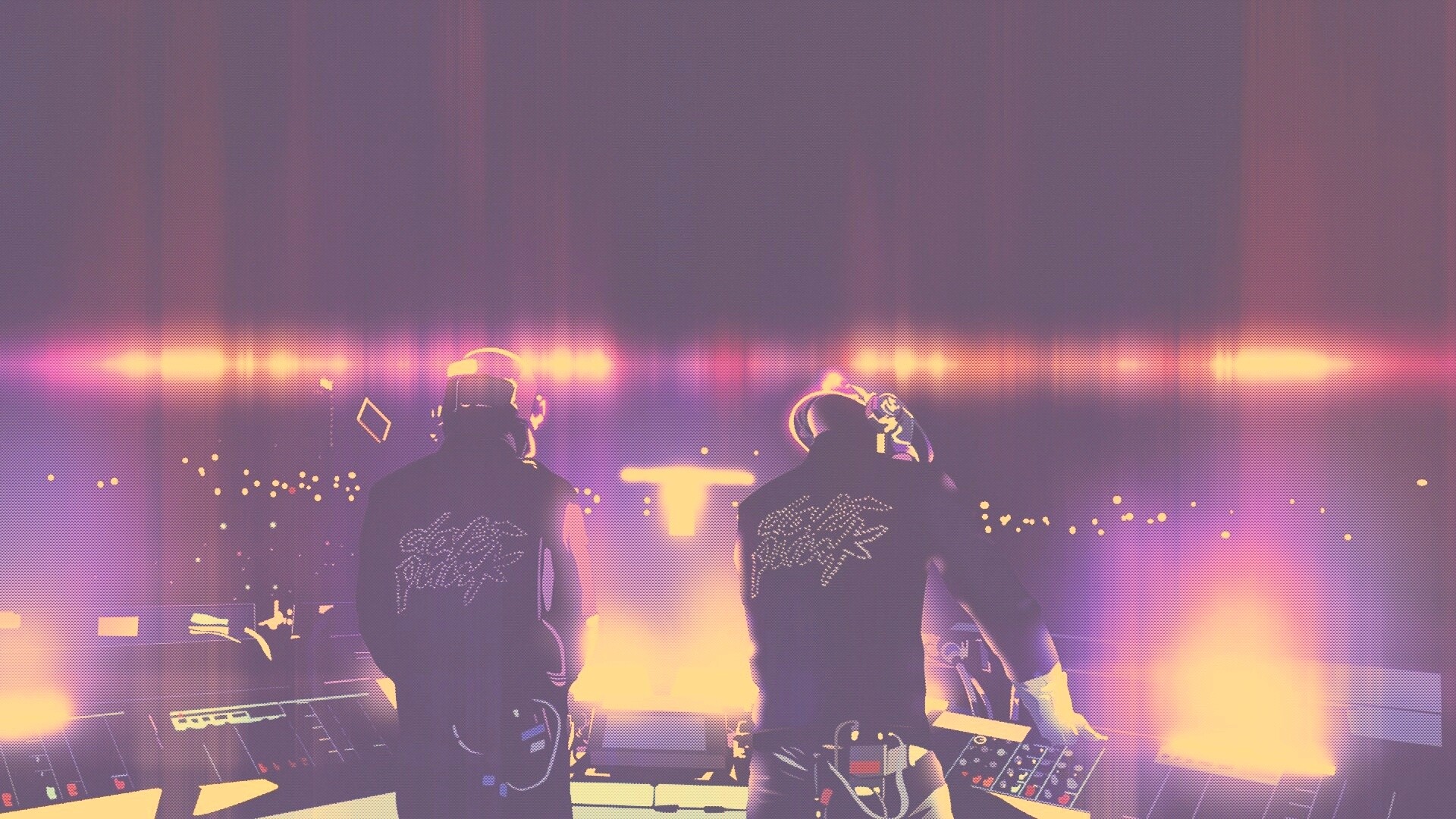 Концерт Daft Punk обои