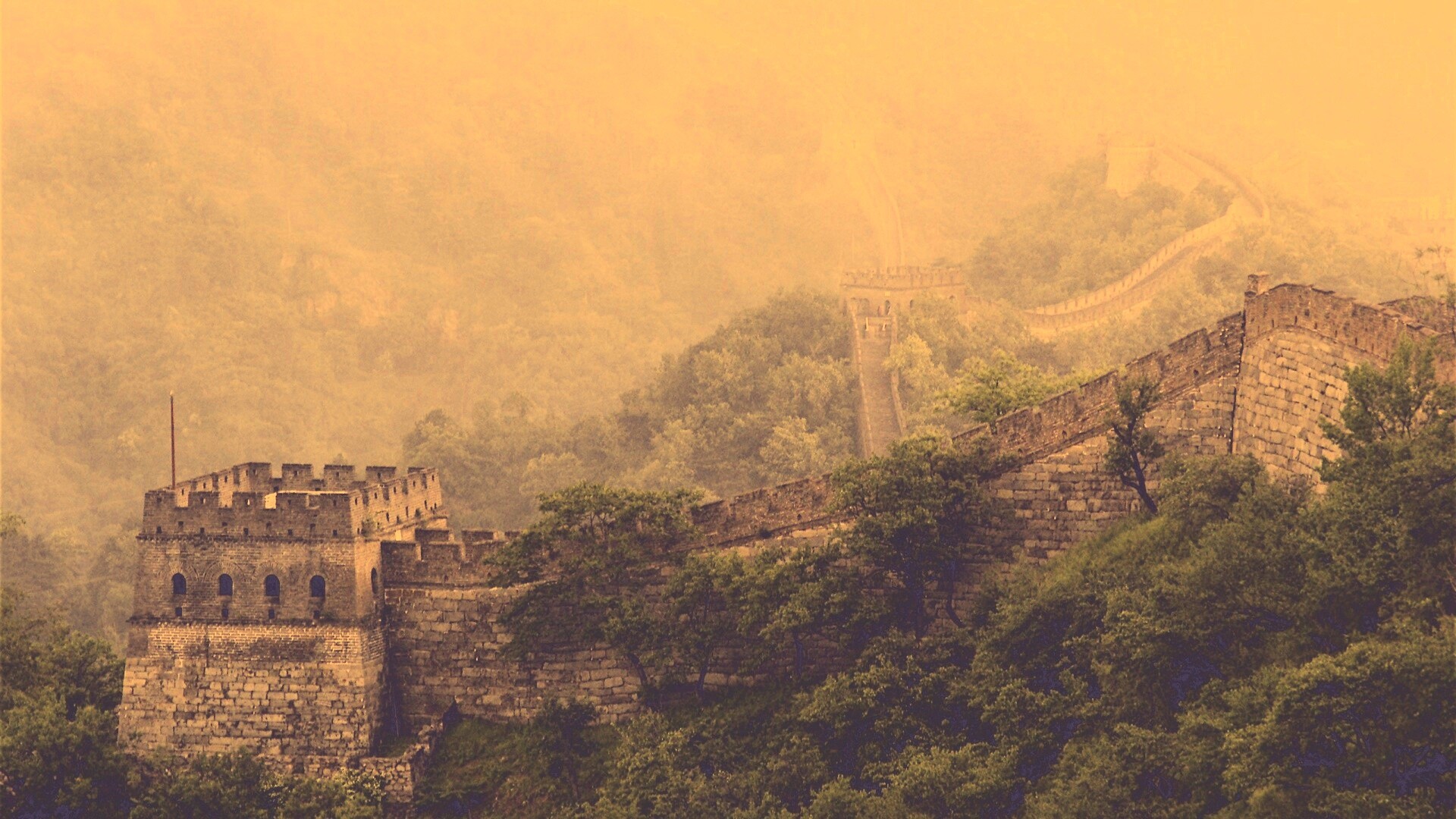 Великая китайская стена обои