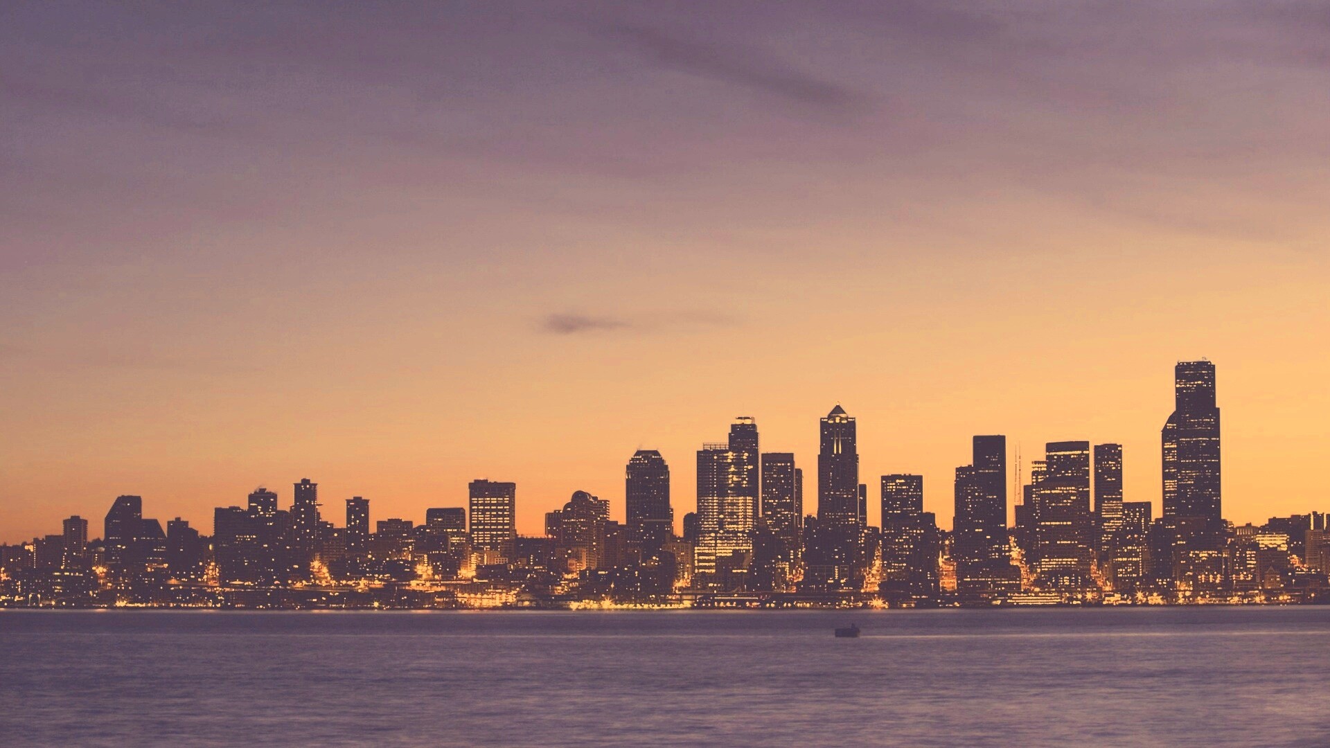 Пейзаж Сиэтла обои