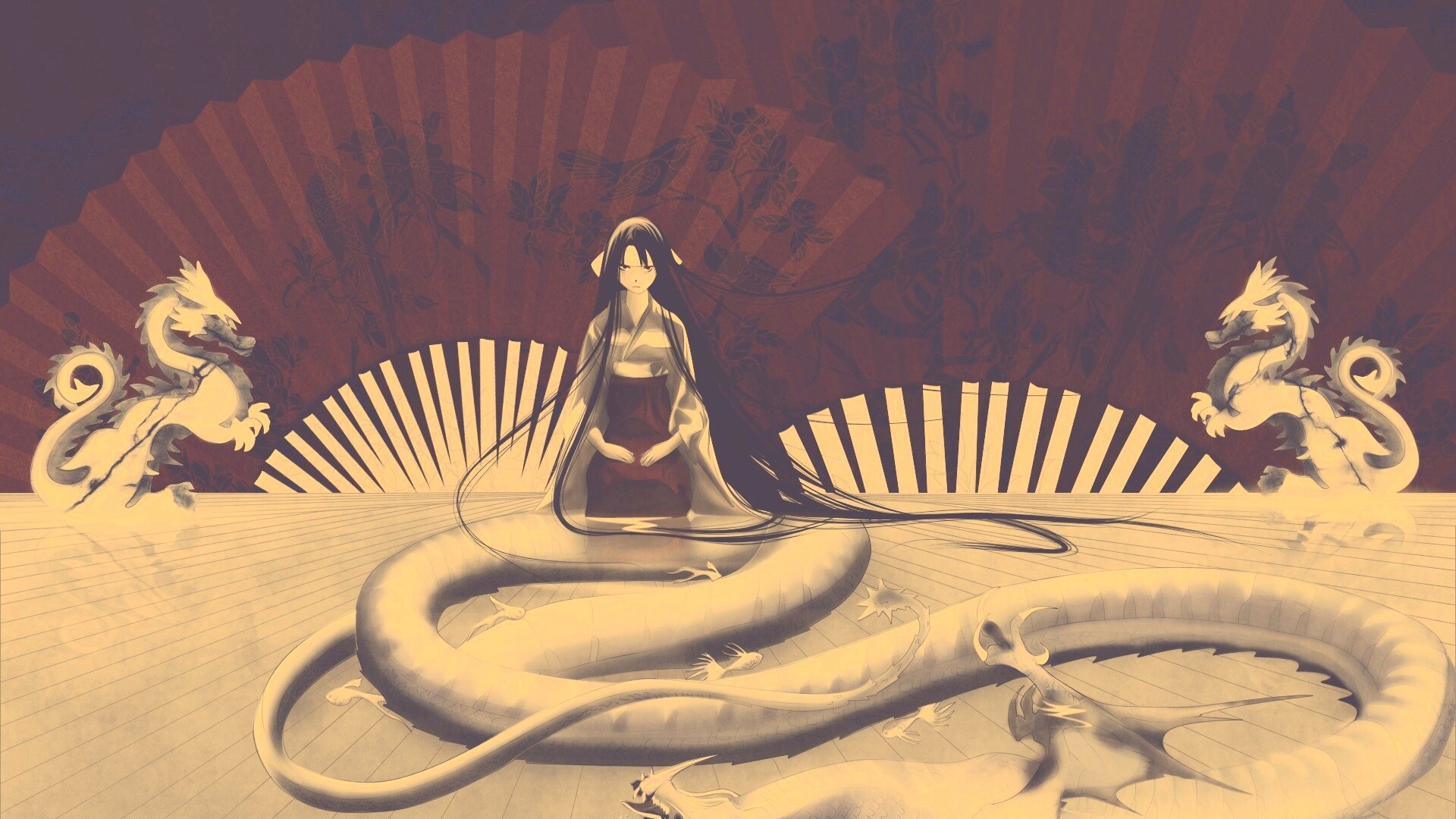 Победившая дракона обои