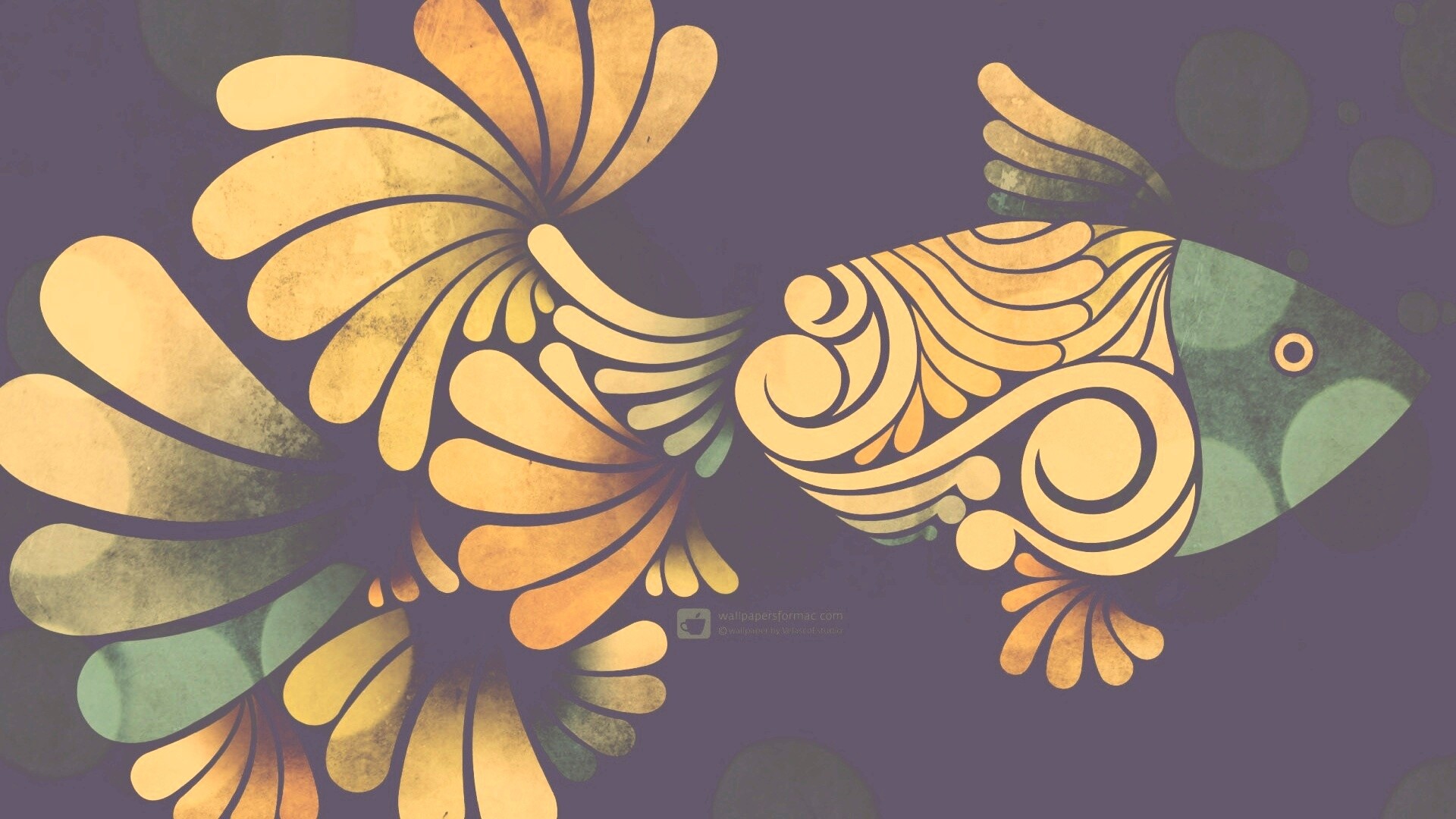 Узор «Рыбка» обои