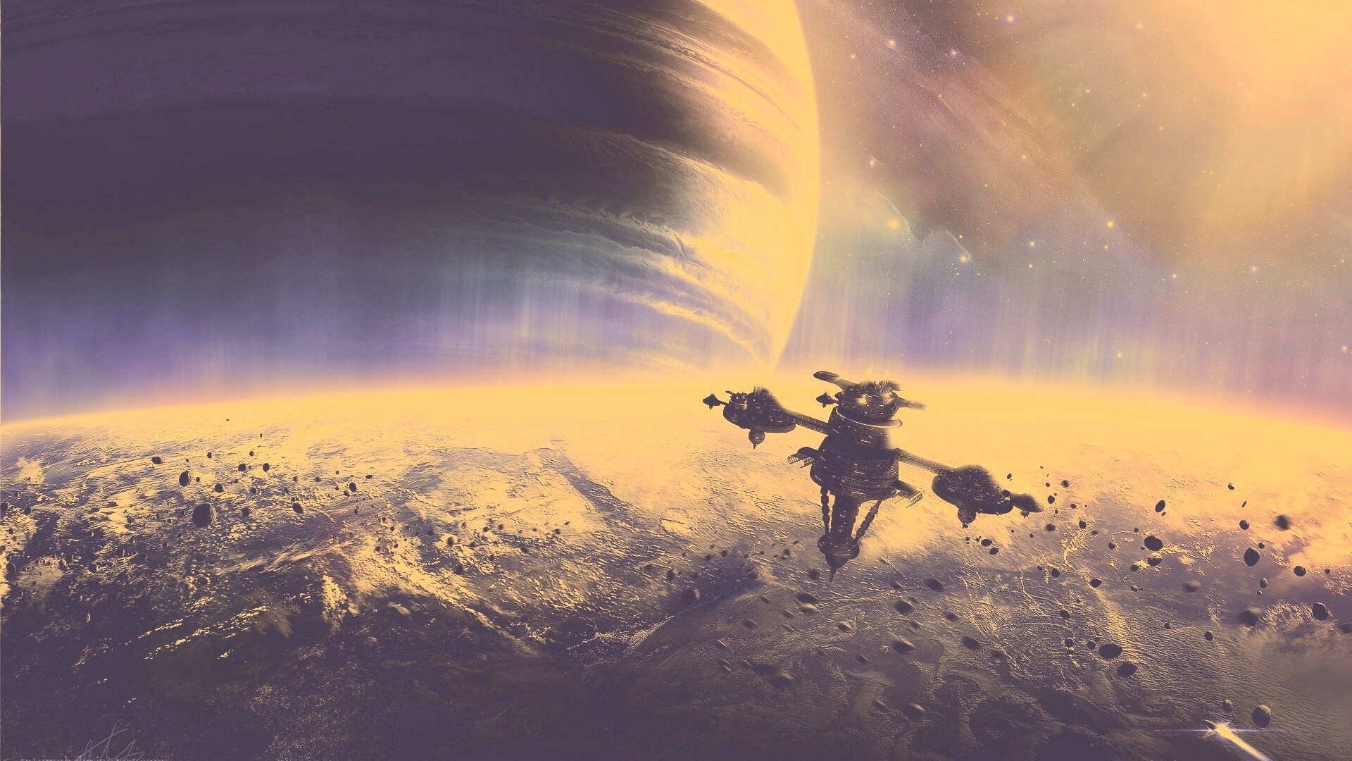 Космический корабль обои