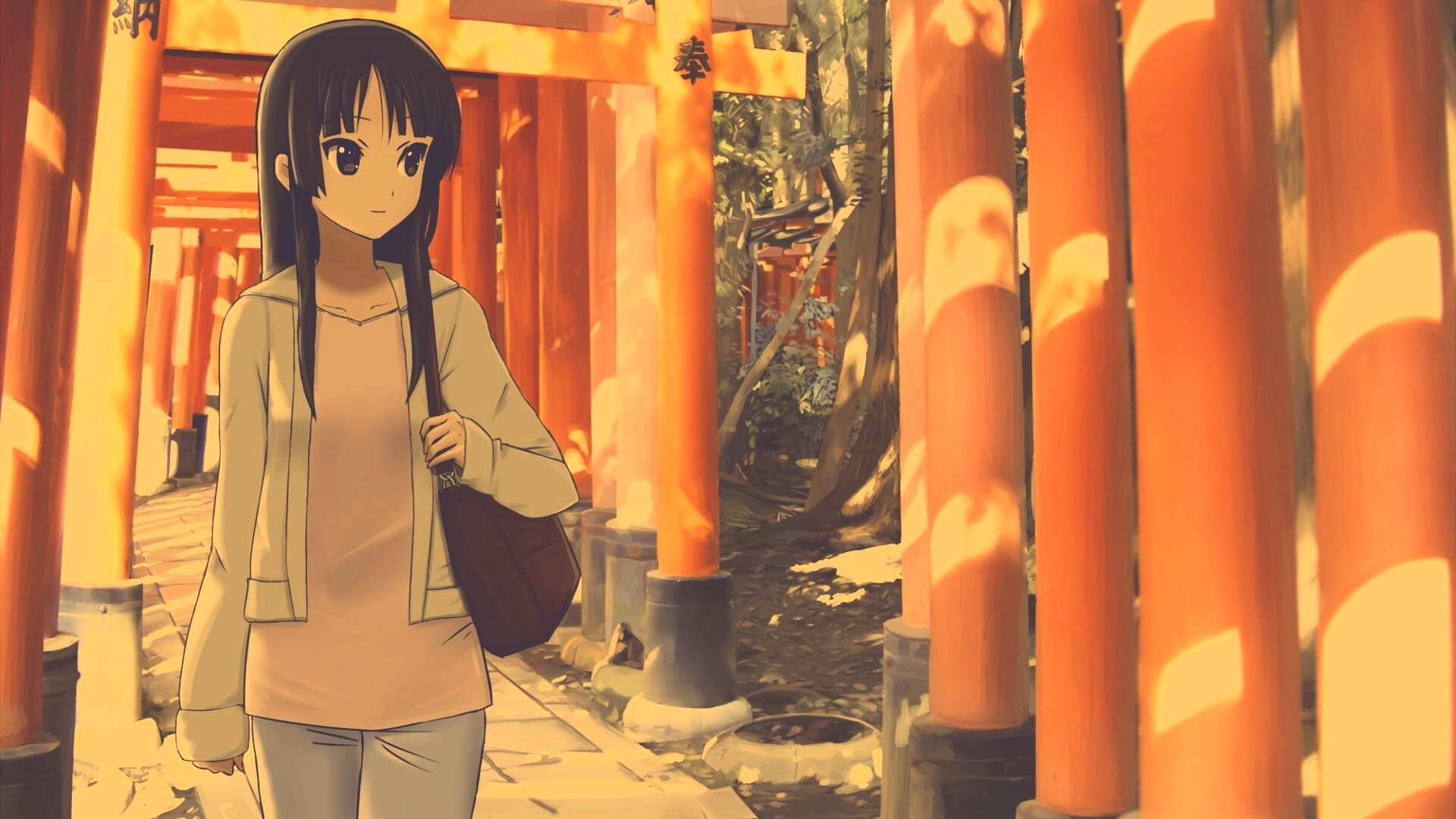 Акияма Мио обои