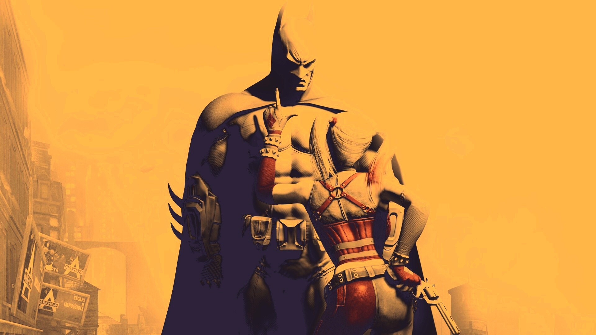 Бэтман и Харли Куин обои