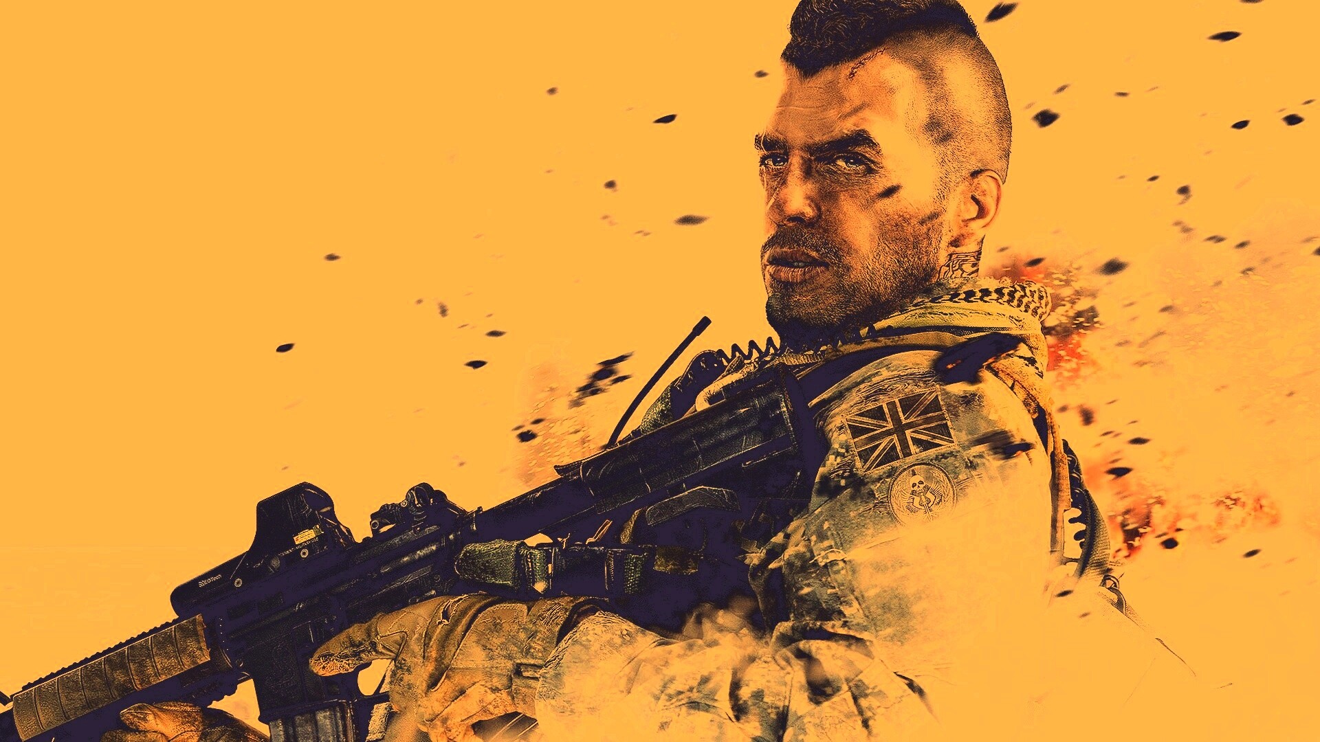 Солдат из COD Modern Warfare обои