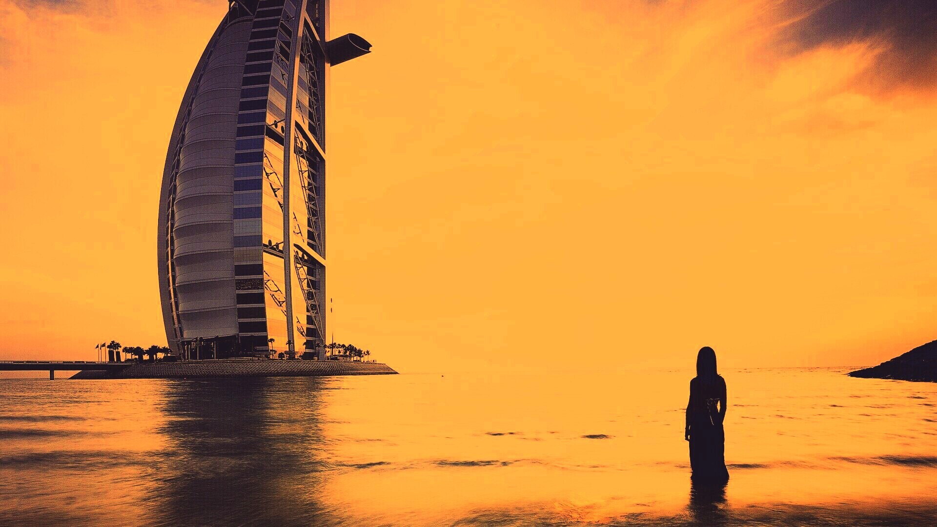 Бурдж Аль Араб в Дубае обои