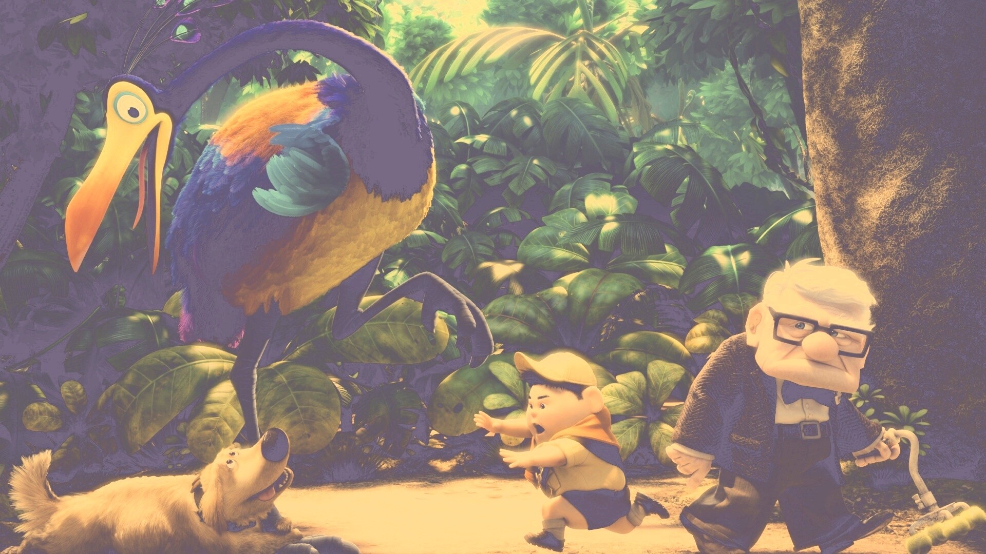 Герои мульфильма "Вверх" обои