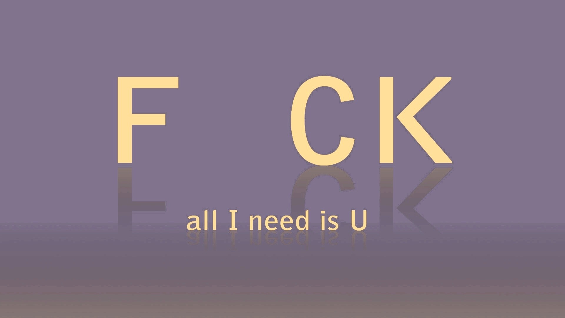 Всё что мне нужно — U обои