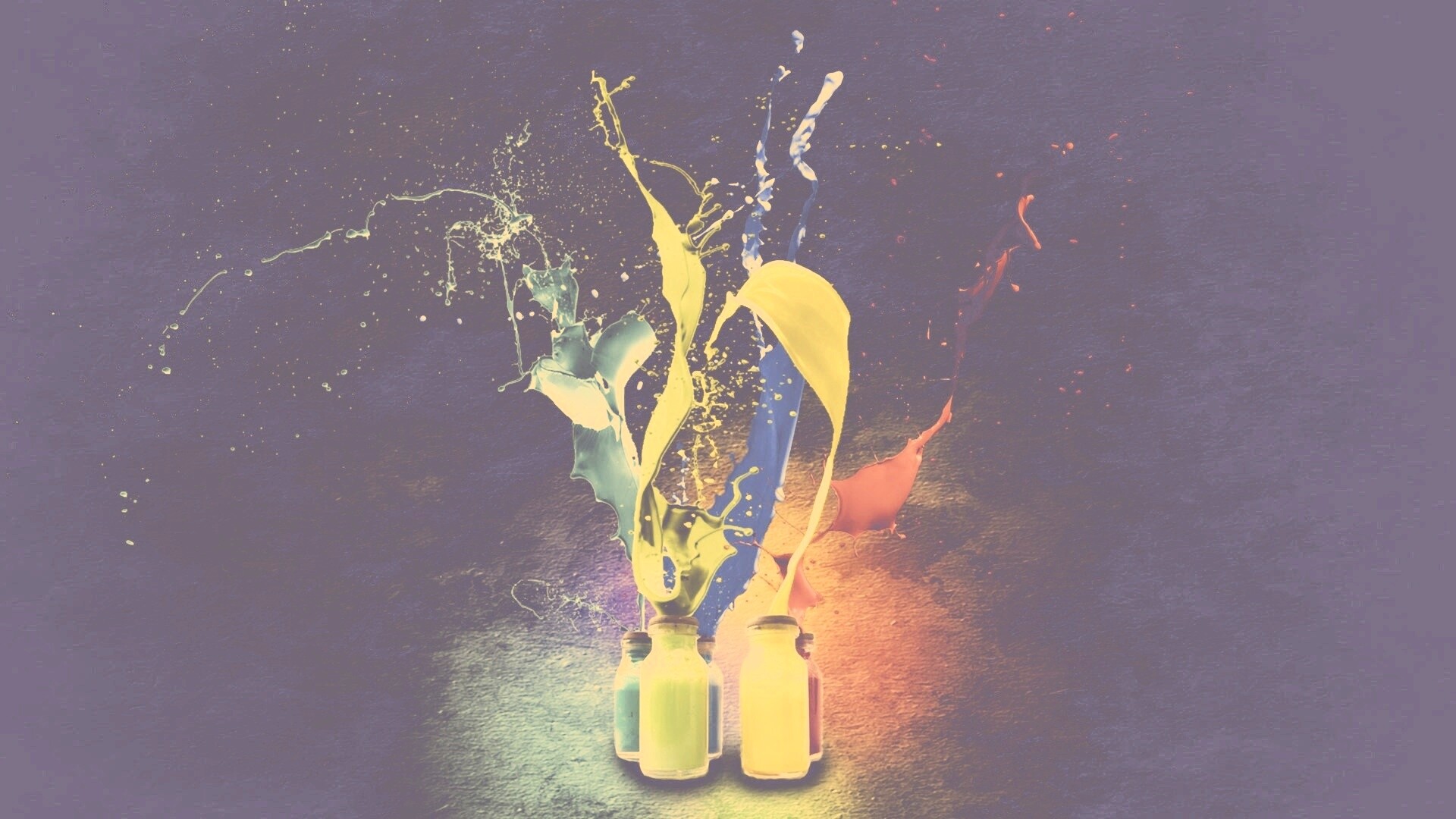 Разливающийеся краски обои