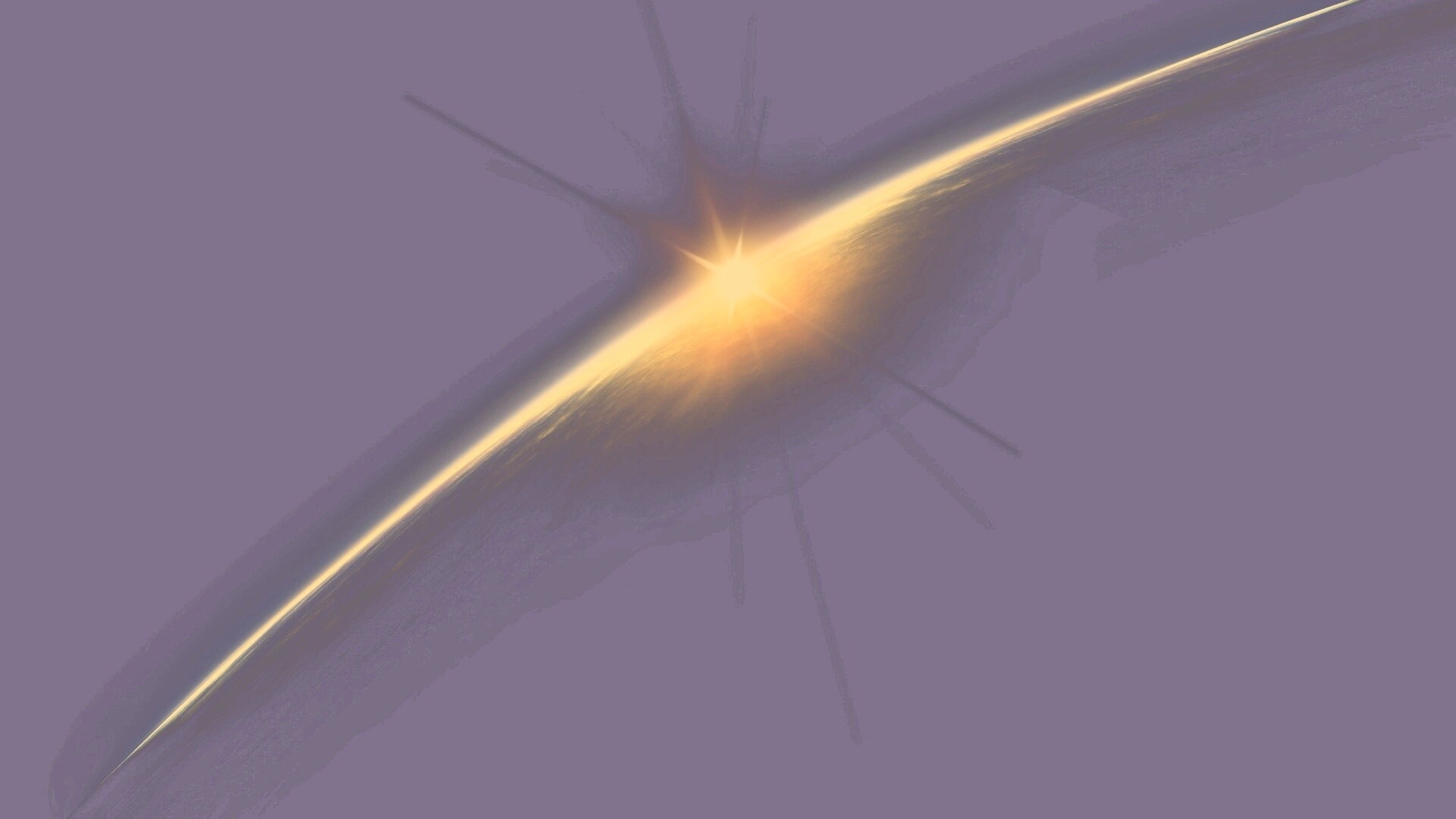 Солнце выглядывает из-за горизонта обои