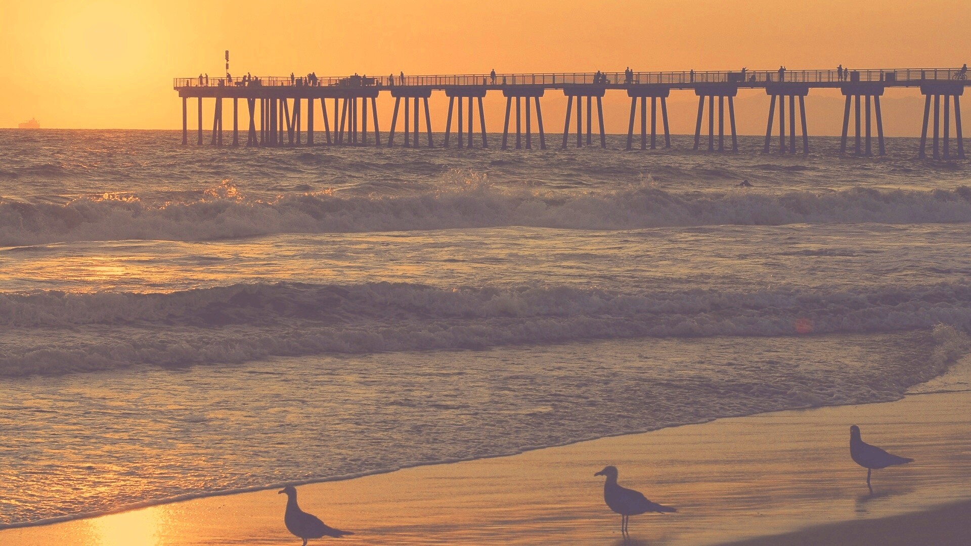 Морская терасса обои