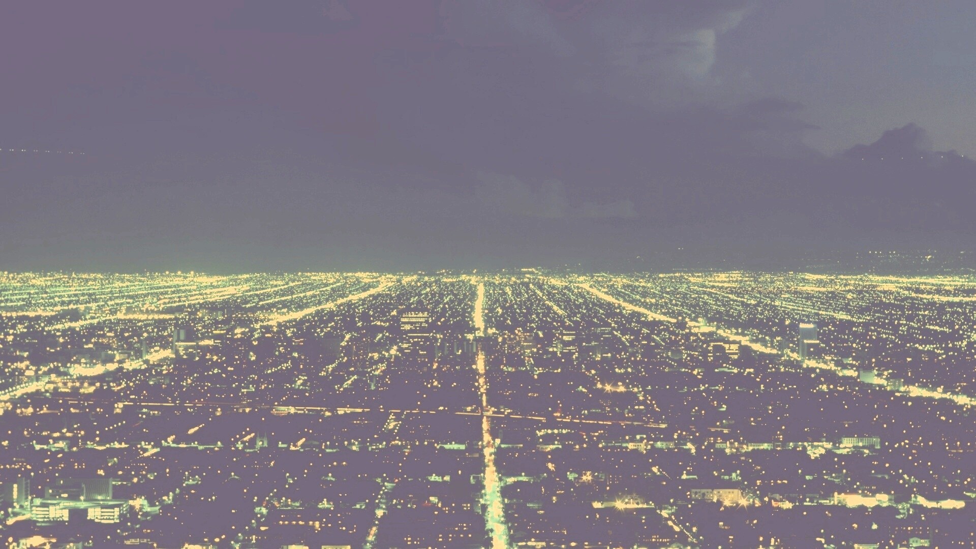 Вид на город с высоты обои