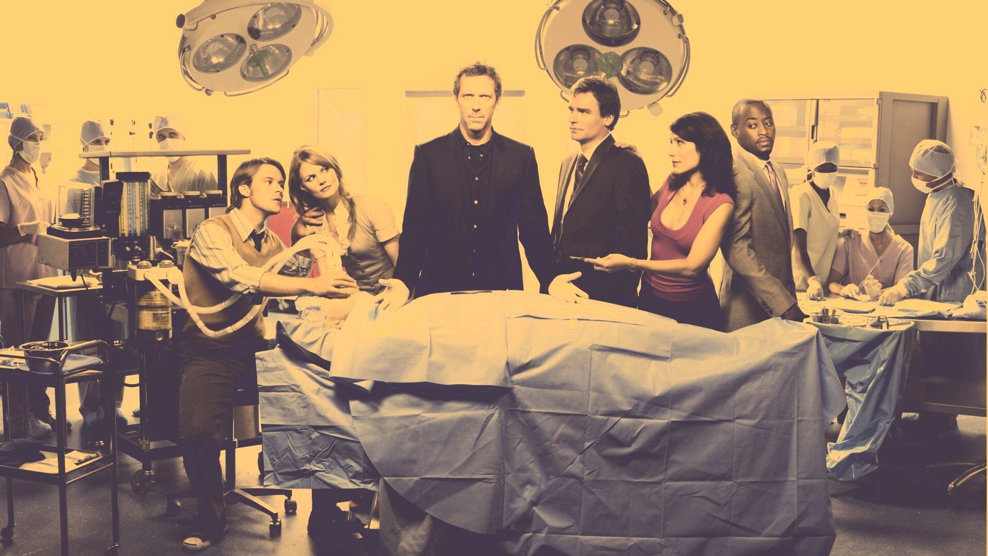 Герои сериала "Доктор Хаус" обои