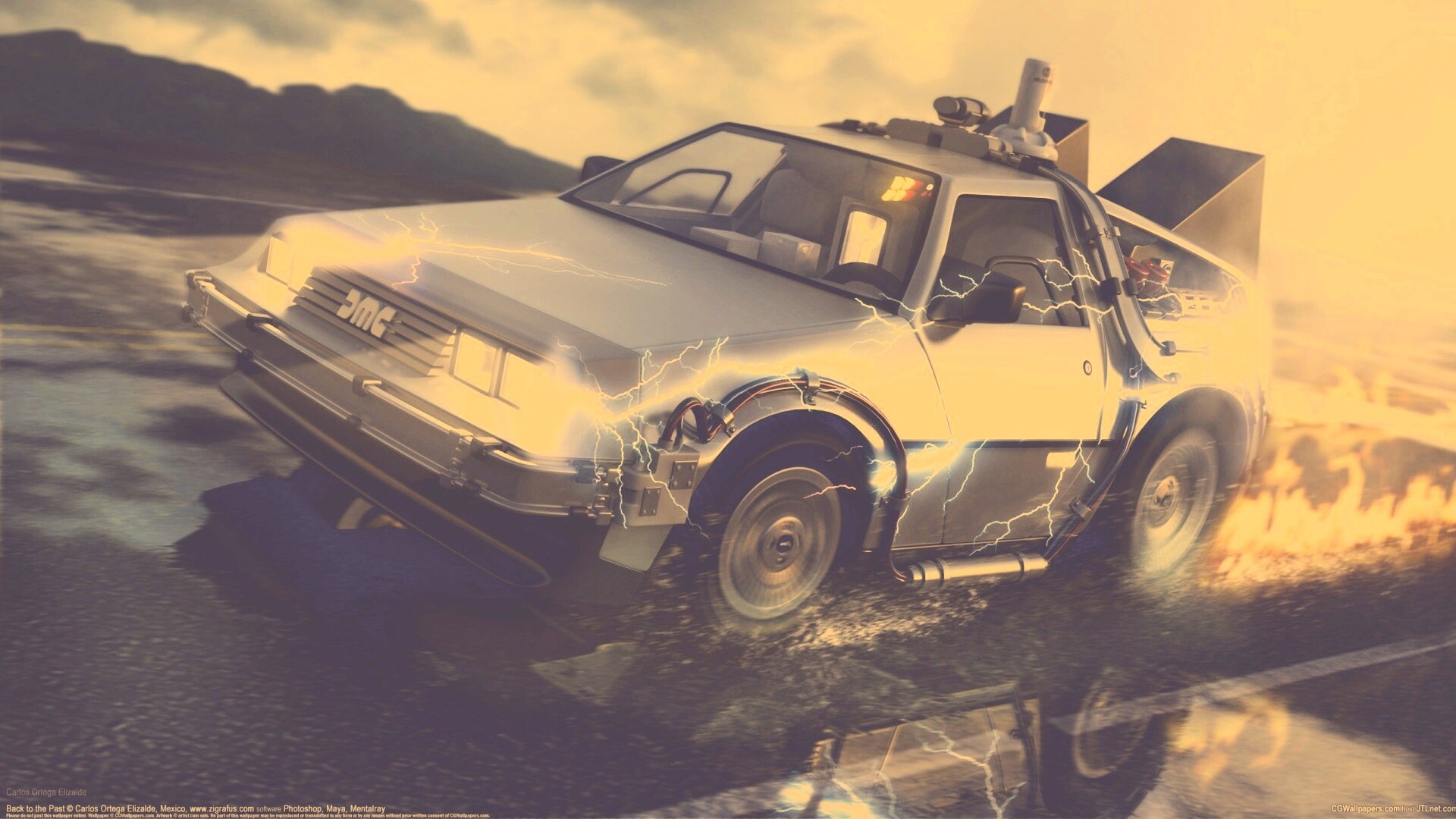 Машина времени обои